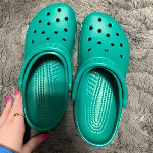 green crocs